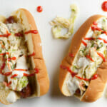 buffalo style hot dogs