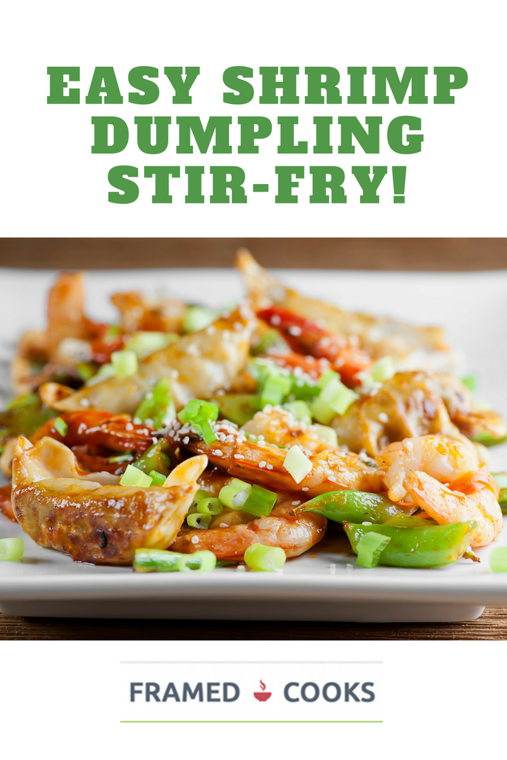 This easy shrimp dumpling stir-fry recipe will make you forget that take-out phone number for good!