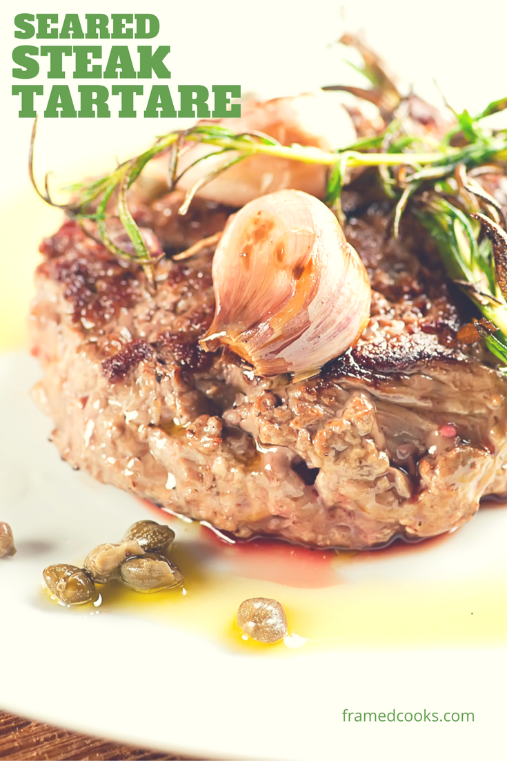 This recipe for seared steak tartare gives this classic appetizer a little bit of heat!