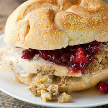 Thanksgiving sandwiches