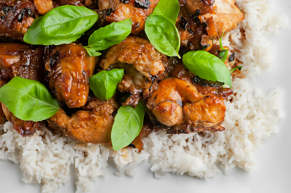 Three Cup Chicken - Framed Cooks