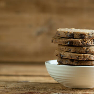 Brown Sugar Chocolate Shortbread Cookies