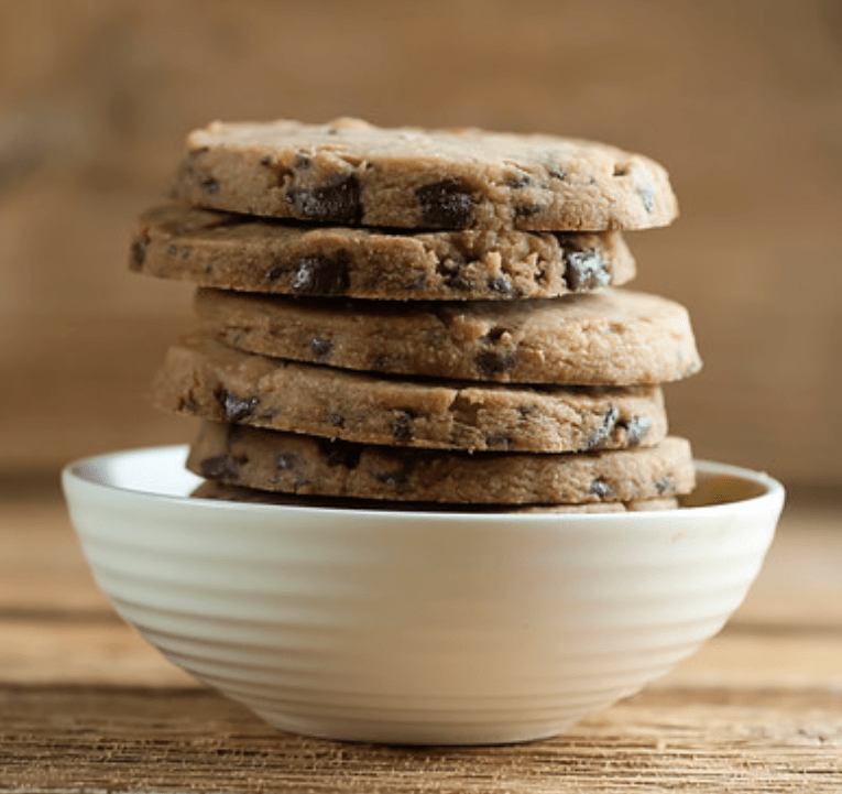 brown sugar chocolate shortbread cookies