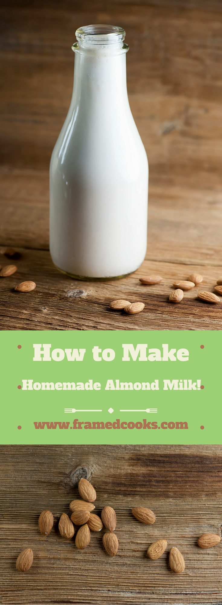 Making your own homemade almond milk is ridiculously easy with this simple recipe!