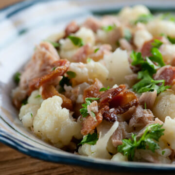 cauliflower tuna salad