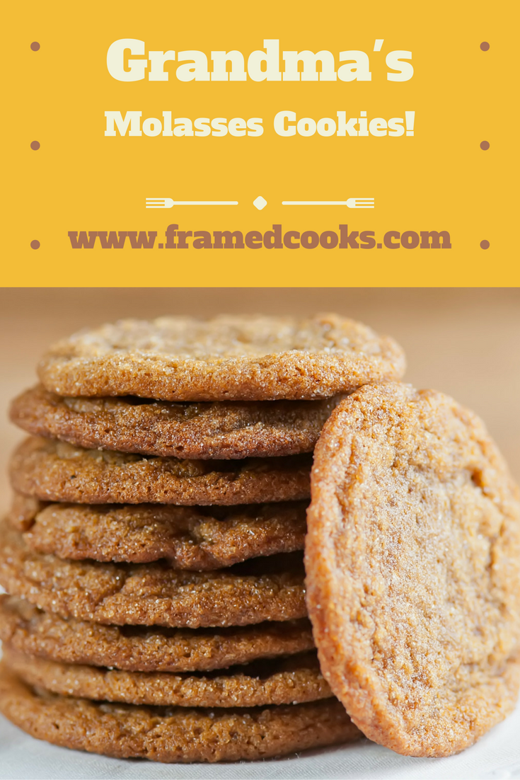 This recipe for my grandma's molasses cookies makes the perfect classic, spicy cookie. One for each hand!