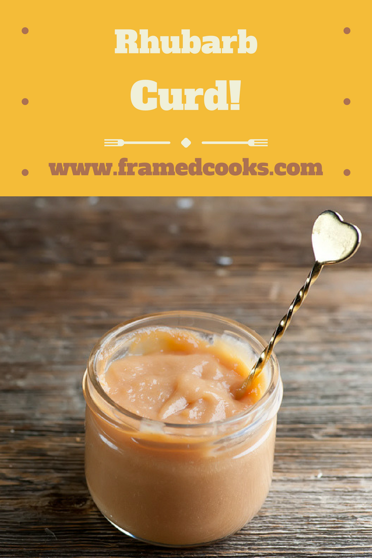 Welcome in spring with this easy recipe for rhubarb curd, a sweet and tangy fruit spread!