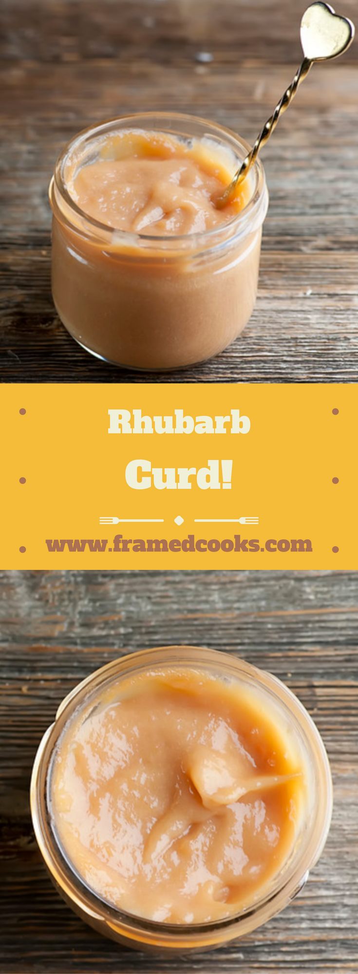 Welcome in spring with this easy recipe for rhubarb curd, a sweet and tangy fruit spread!