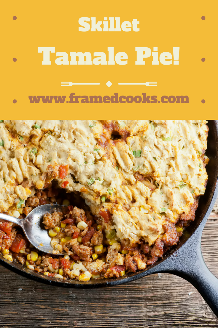 All the flavors of spicy pork tamales are here in this easy skillet recipe!