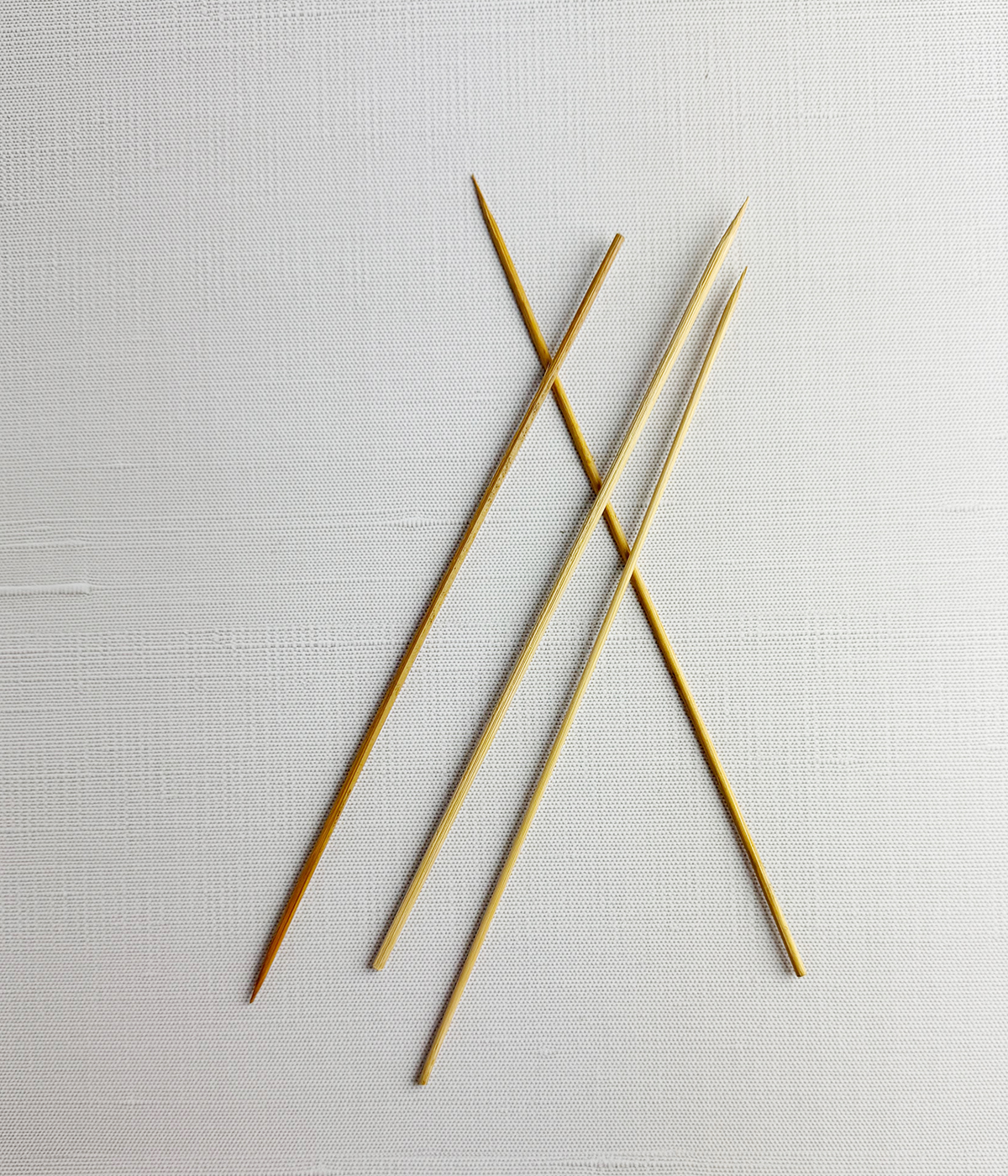 Bamboo skewers.