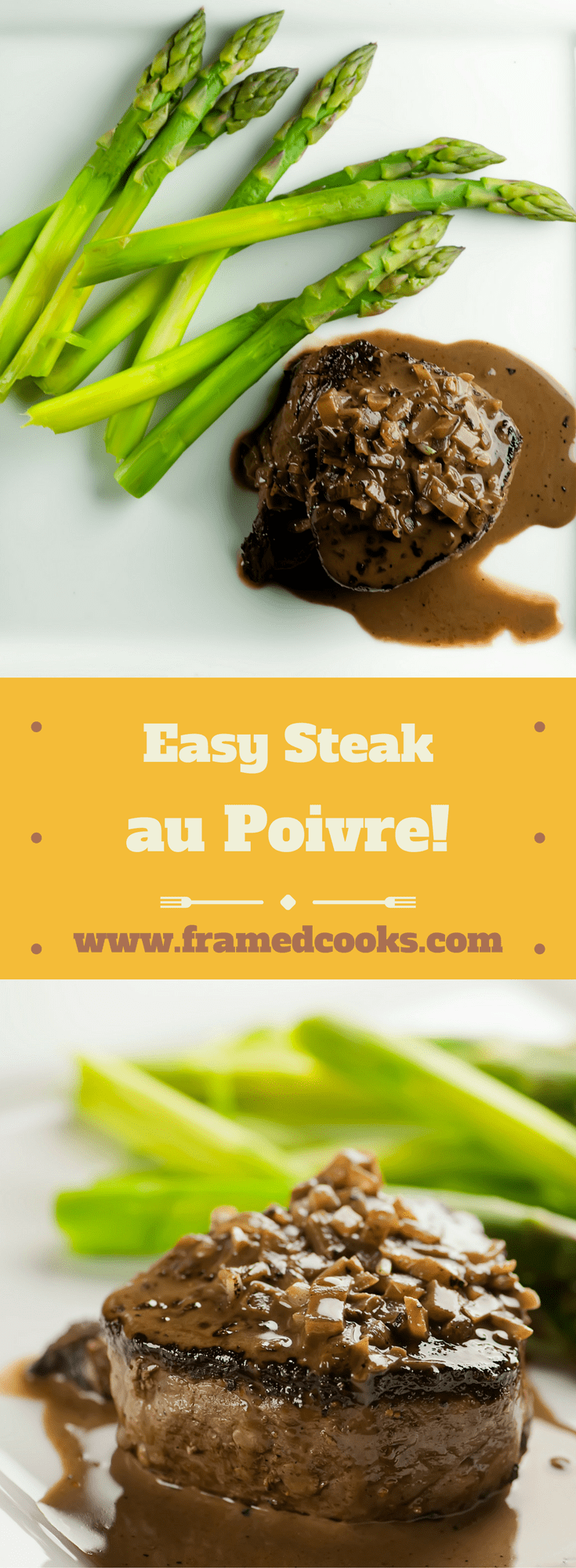 This recipe for easy steak au poivre - otherwise known as steak with pepper - has a creamy, boozy sauce that will have them wanting seconds!