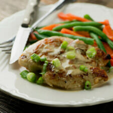 Chicken with Brandy Mustard Cream Sauce-image