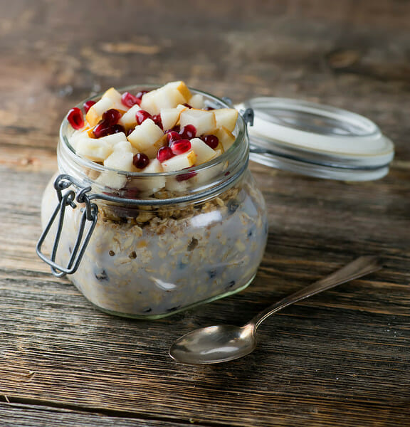 Overnight Oatmeal in Mason Jars