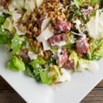 Steak Caesar Salad on a plate.