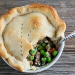 beef and blue cheese pot pies