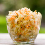 sweet and tangy coleslaw