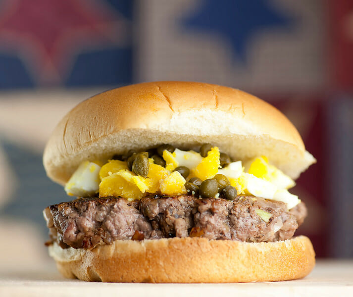 Beef Tartare Burgers Framed Cooks