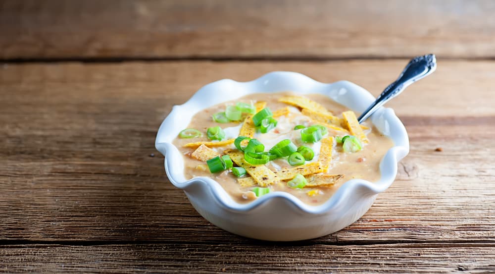 slow cooker chicken taco soup