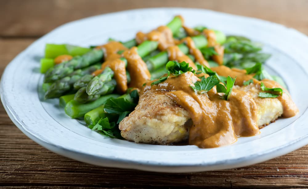 Chicken with Roasted Tomato Sauce