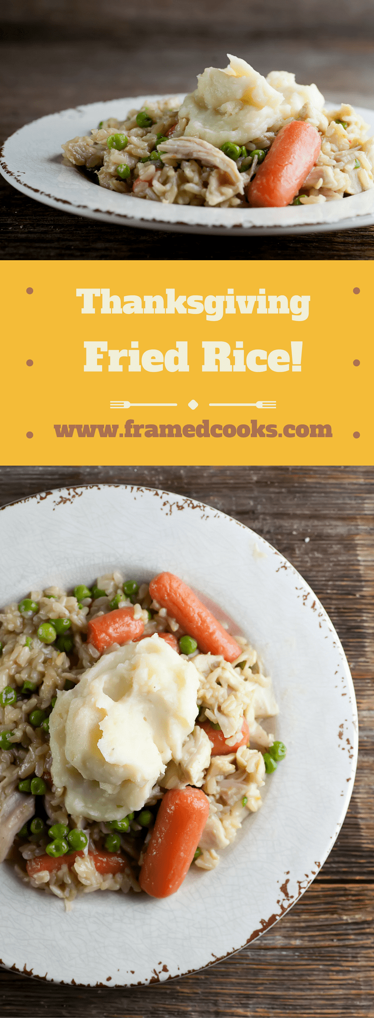 Want a fun alternative to a turkey sandwich? Put those leftovers to delicious good use with this easy recipe for Thanksgiving fried rice!