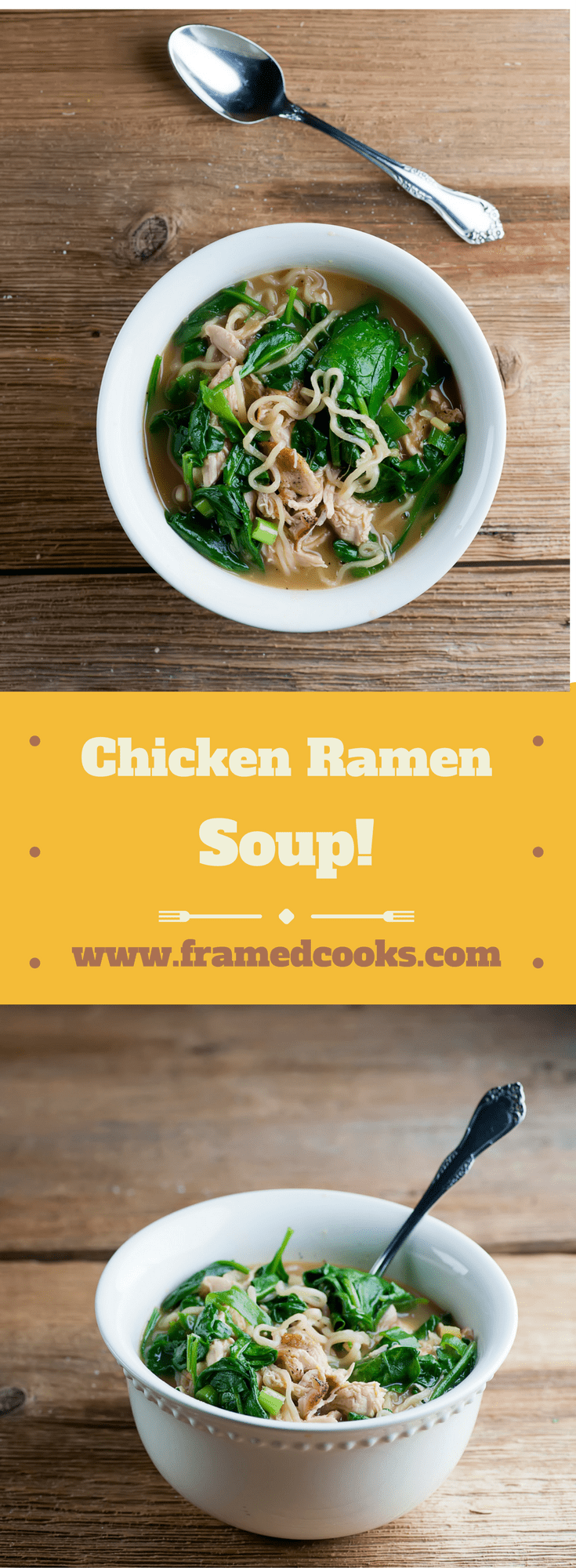 Move over, chicken noodle soup! The chicken ramen soup is in town, and is ready in a snap with this easy recipe. Welcome to your new favorite lunch!