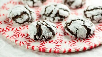 mint crackle cookies
