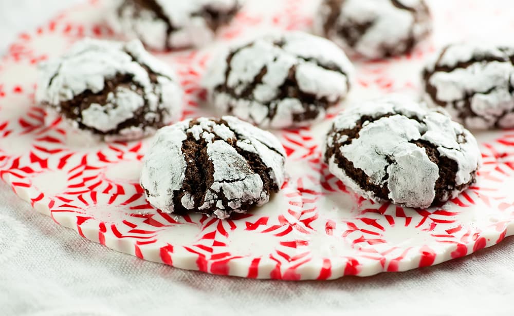 mint crackle cookies