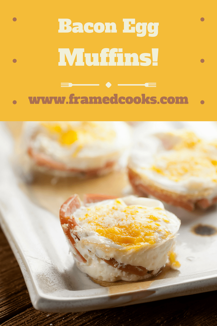 This easy recipe for bacon egg muffins makes an all in one breakfast treat that cooks up in a snap in your muffin tin. Perfect for a hungry crowd!