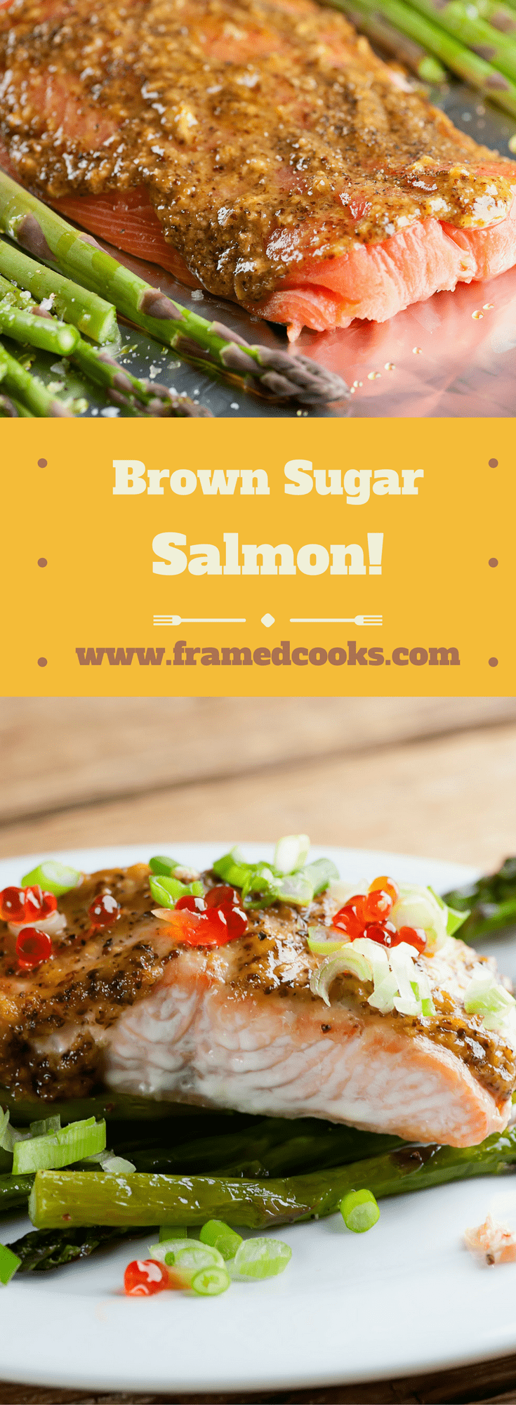 This easy recipe for brown sugar salmon takes just a little bit of sweetness and makes it go a long way. Get ready for them to ask for seafood seconds!