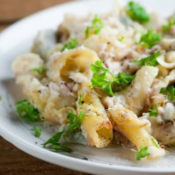 Mediterranean tuna casserole