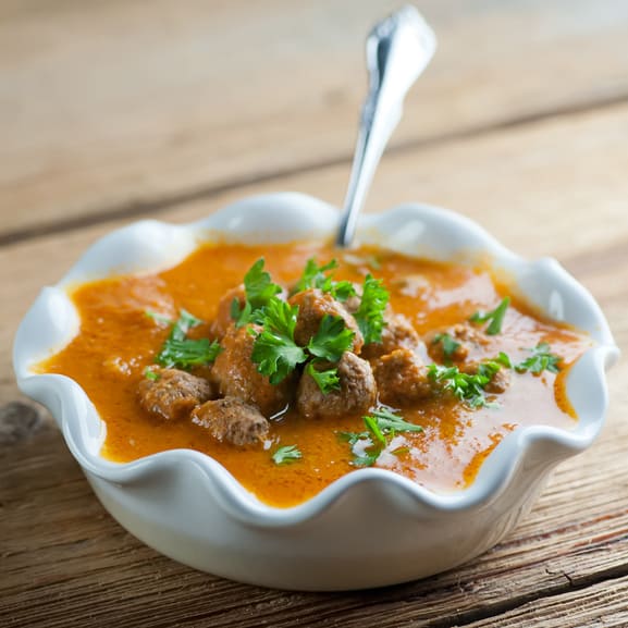 tomato meatball soup
