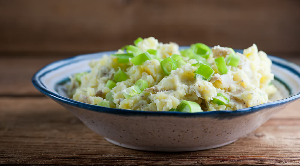 Warm Mashed Potato Salad Framed Cooks