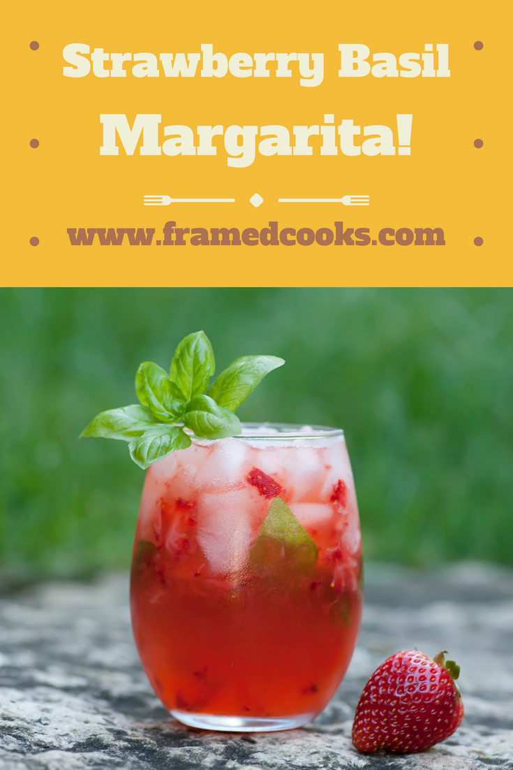 This easy recipe for a strawberry basil margarita puts some fun summer flavors into your favorite cocktail!