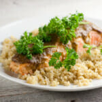 Roasted Pesto Salmon