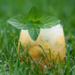 peach mint margarita