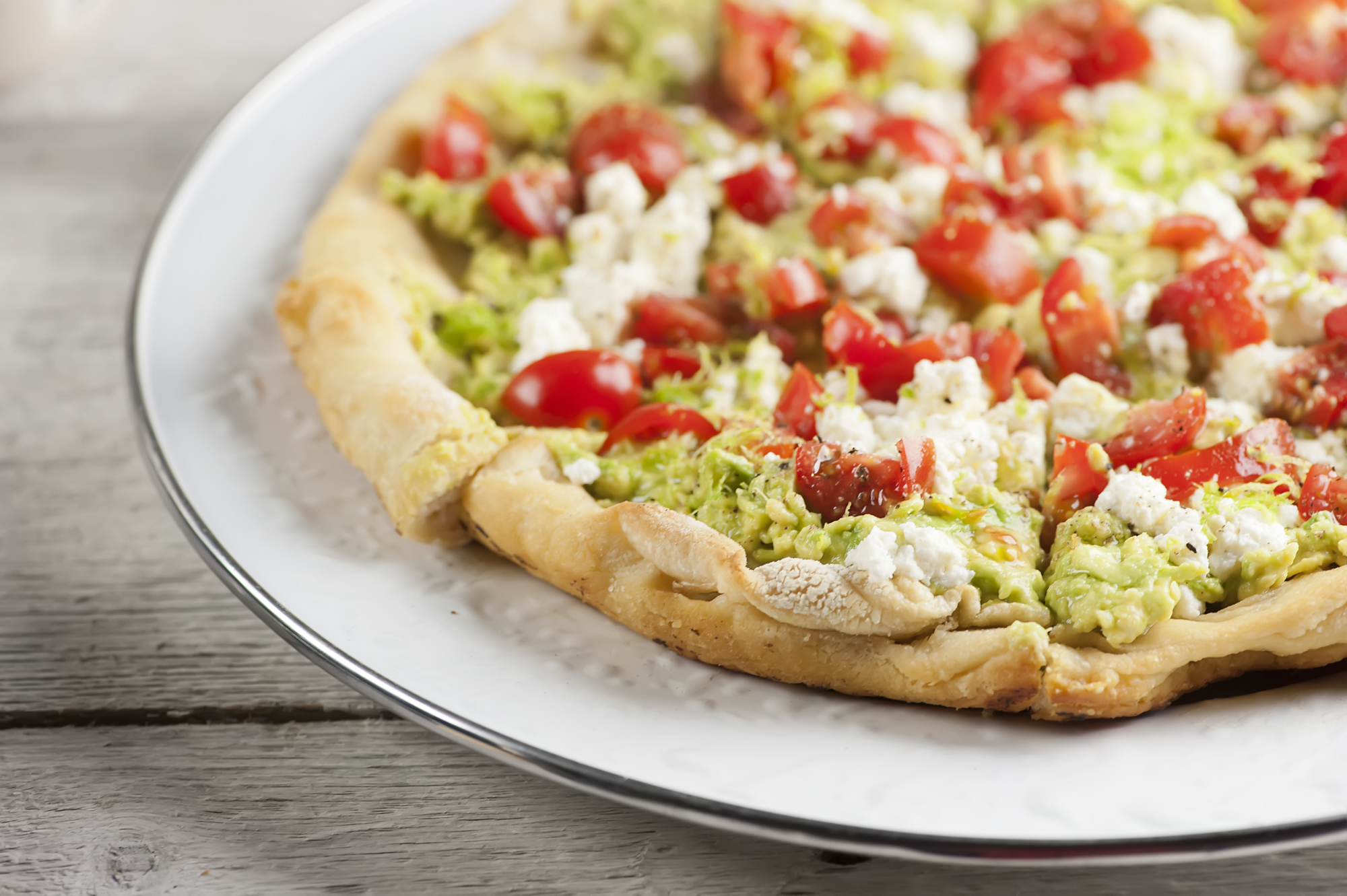 avocado toast pizza 