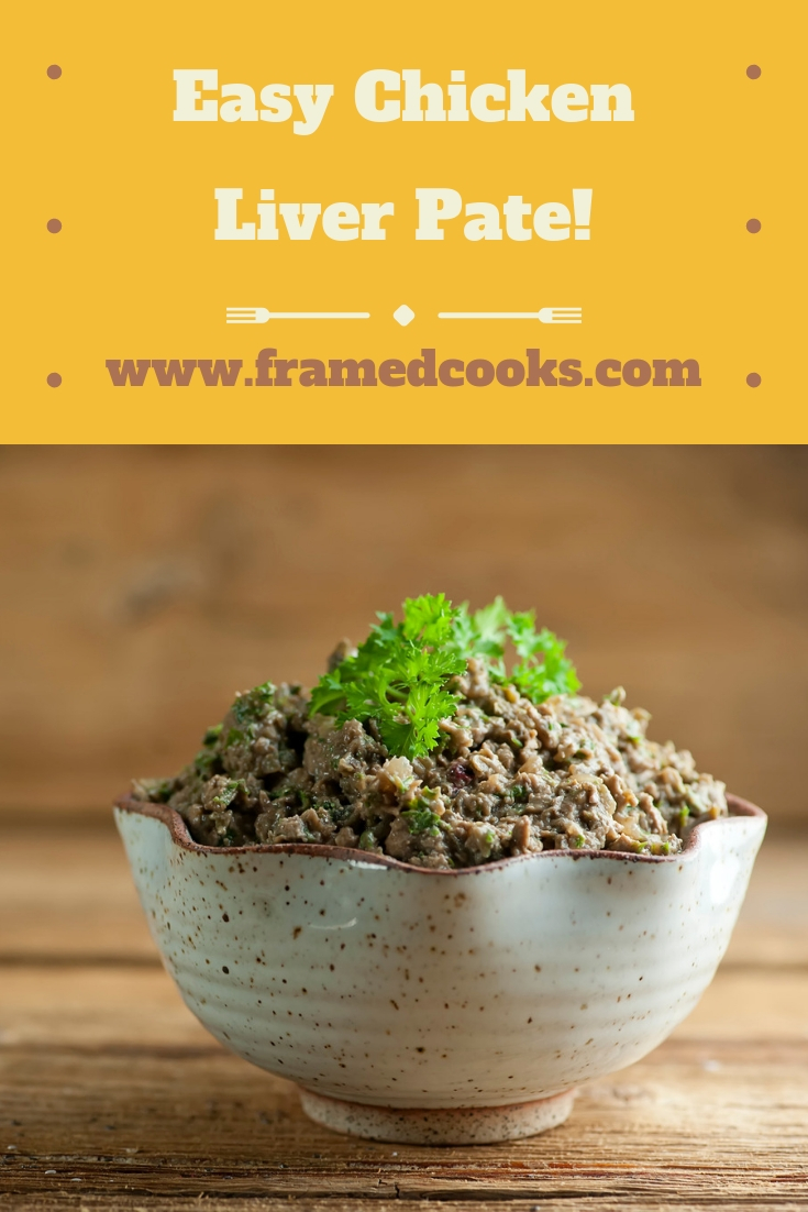 This recipe for easy chicken liver pate is the perfect decadent holiday appetizer - rich, flavorful and just right for spreading on your favorite cracker.