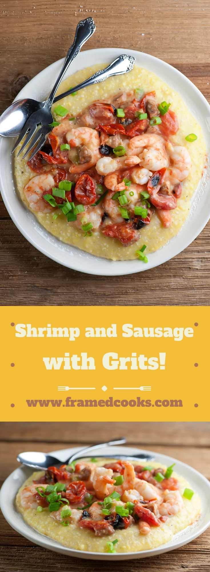 This easy recipe for shrimp and sausage with grits adds some extra spice and flavor to this classic Southern supper favorite. Perfect for brunch too!