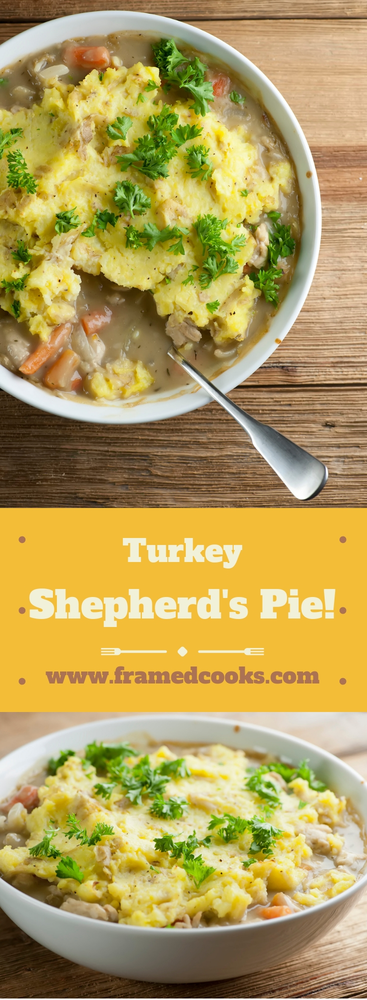 This easy recipe for turkey shepherd's pie is so good that you might not want to wait for the Thanksgiving leftovers to make it!