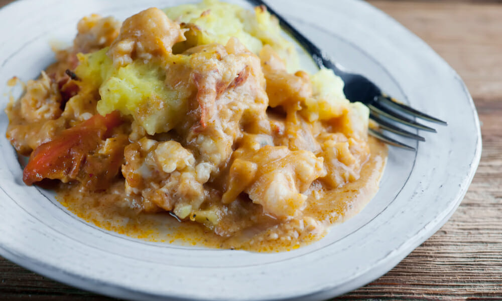 easy lobster shepherd's pie