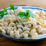 Easy Creamy Mustard Crab Pasta