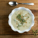 easy blue cheese cauliflower soup