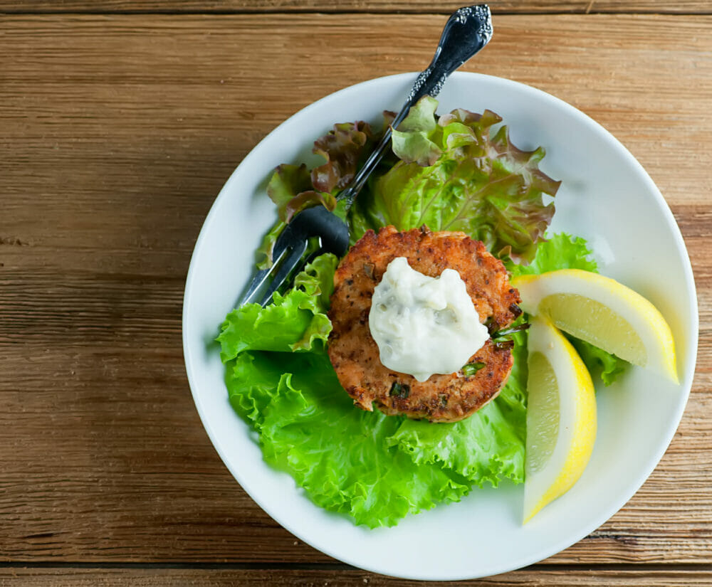 salmon burger recipe