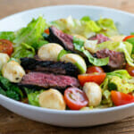 how to make caprese steak salad