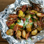 grilled bacon potato packages recipe