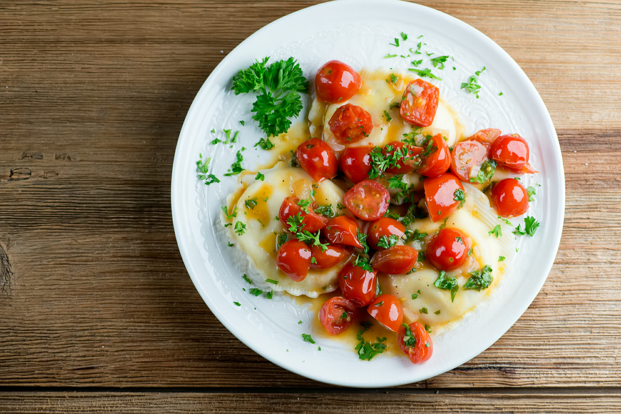 how to make ravioli with white wine butter sauce