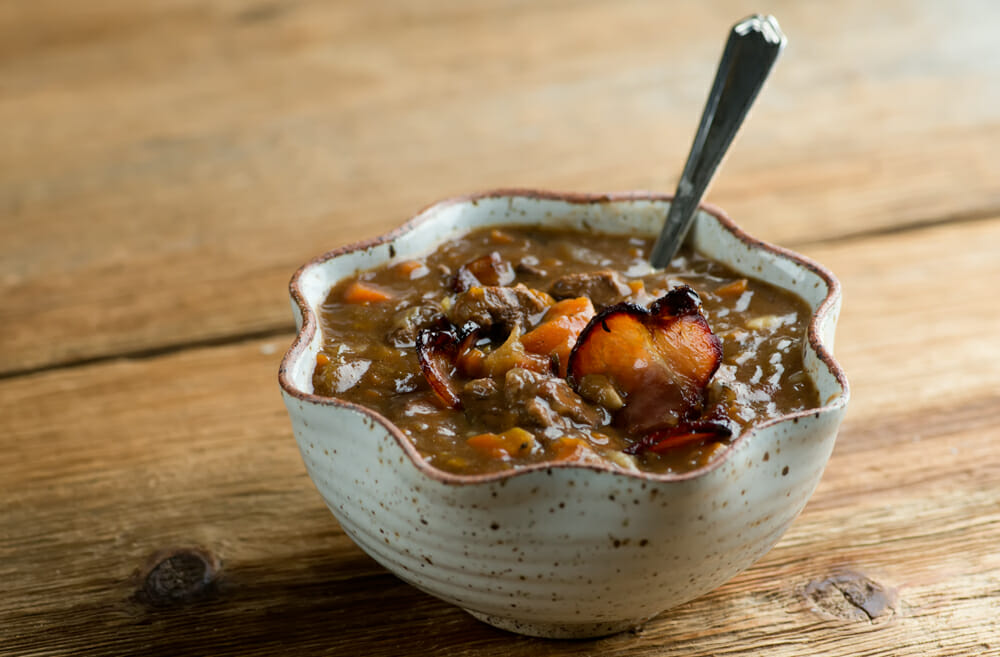 Pork Barley Soup Easy Slow Cooker Beef Bourguignon Soup