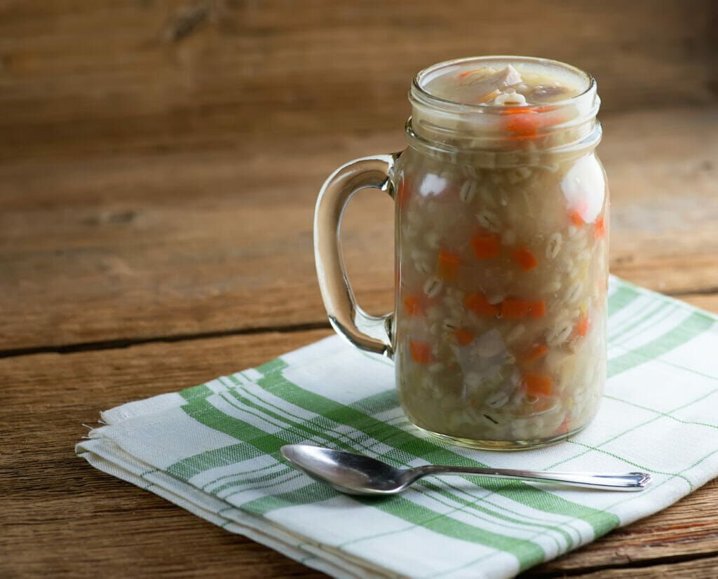 Grandma's Leftover Turkey Soup