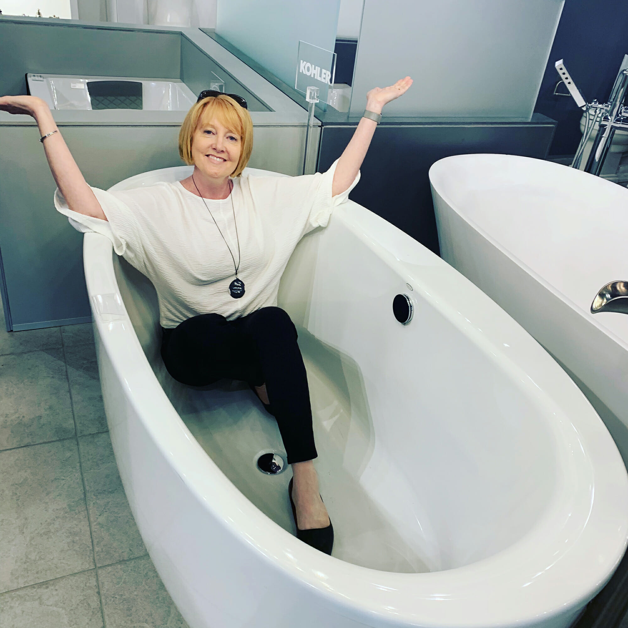 Kate's soaking tub