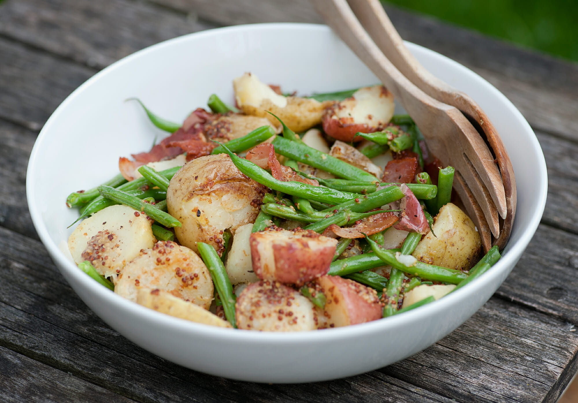 green bean potato salad